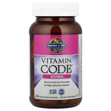 Мультивитамины Garden of Life Vitamin Code® Women Whole Food, 120 растительных капсул