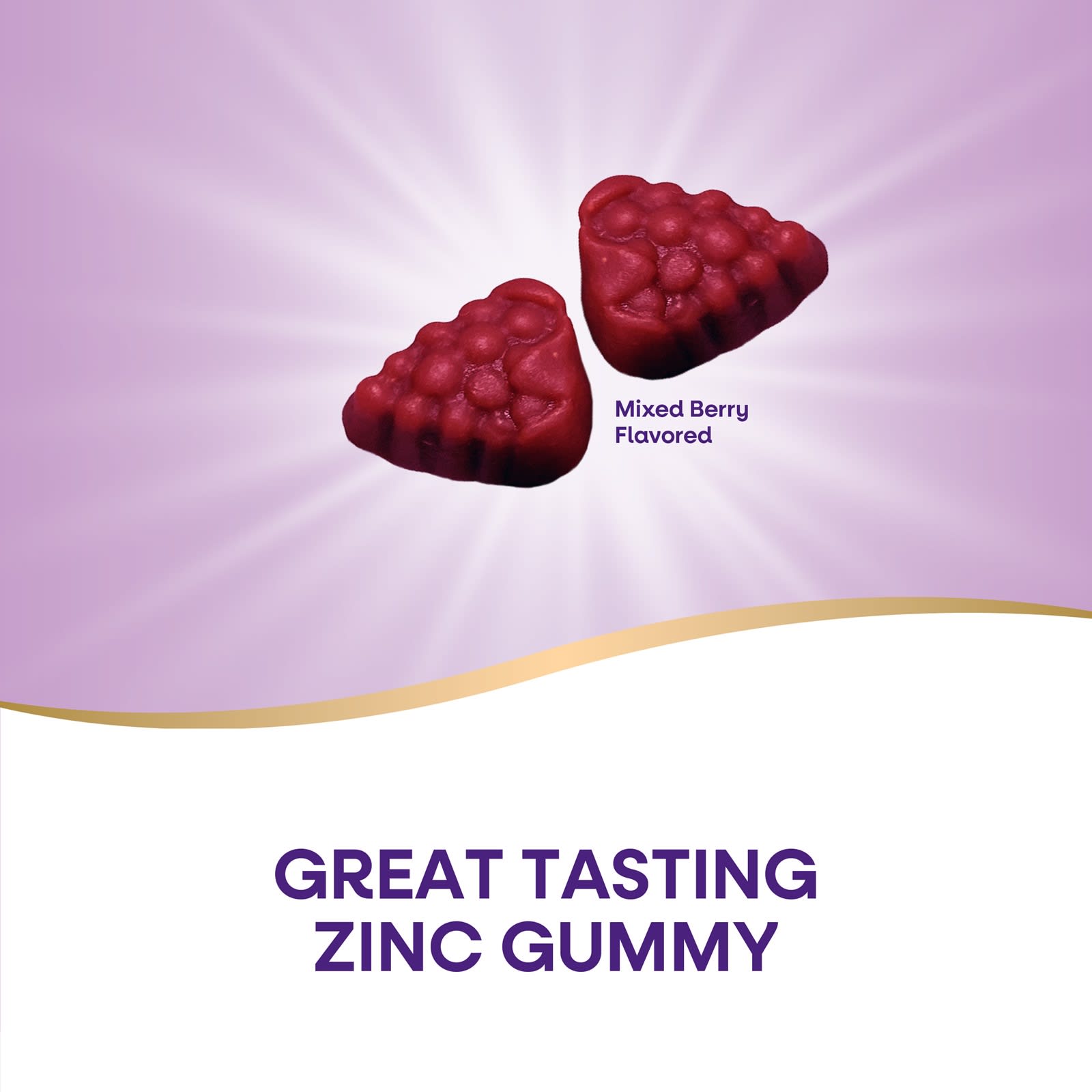 Цинк Nature's Way Gummies, вкус Mixed Berry, 11 мг на пастилку, 120 жевательных пастилок — фото 4