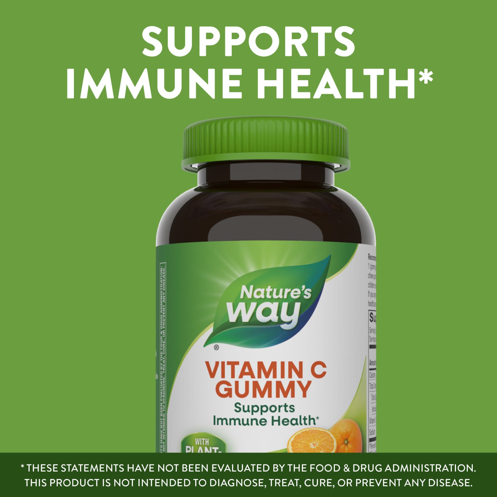 Витамин C Nature's Way Gummies, вкус Orange, 125 мг на пастилку, 120 жевательных пастилок — фото 5