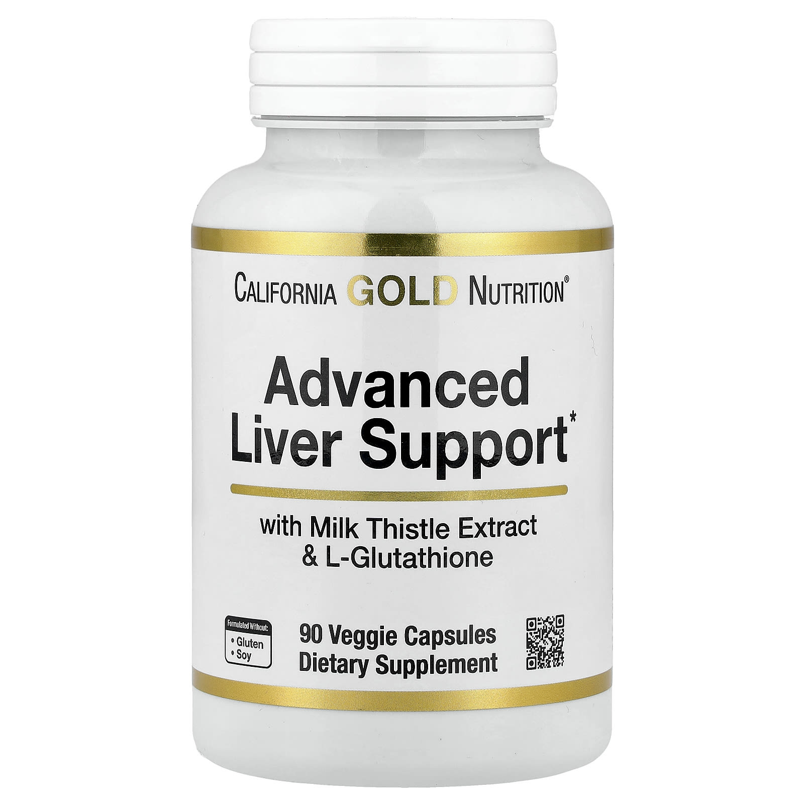 Экстракт виноградных косточек California Gold Nutrition Advanced Liver Support with Milk Thistle Extract L-Glutathione Alpha Lipoic Acid, вкус and Grape Seed Extract, 90 растительных капсул — фото 4