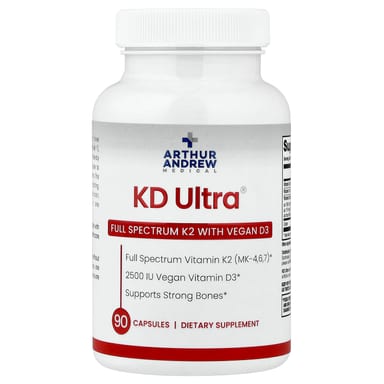 Витамин D3 Arthur Andrew Medical KD Ultra® Full Spectrum K2 with Vegan, 90 капсул