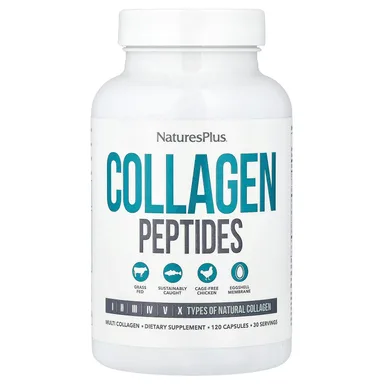 Фото товара: Коллаген NaturesPlus Peptides, 120 капсул