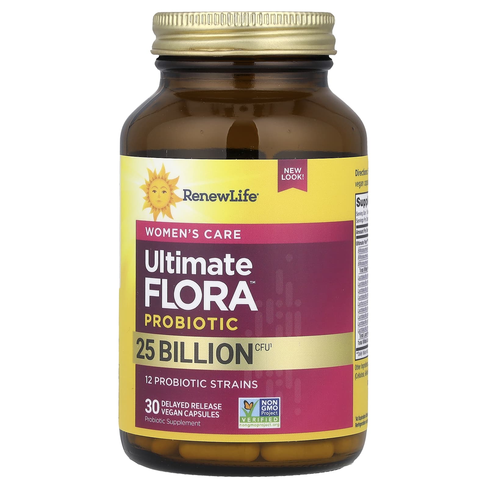 Пробиотик Renew Life Women's Care Ultimate Flora™ 30 Delayed Release, 25 млрд КОЕ, капсулы