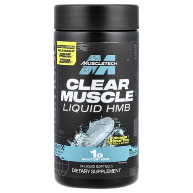 HMB MuscleTech Clear Muscle® Liquid, 84 мягких капсул