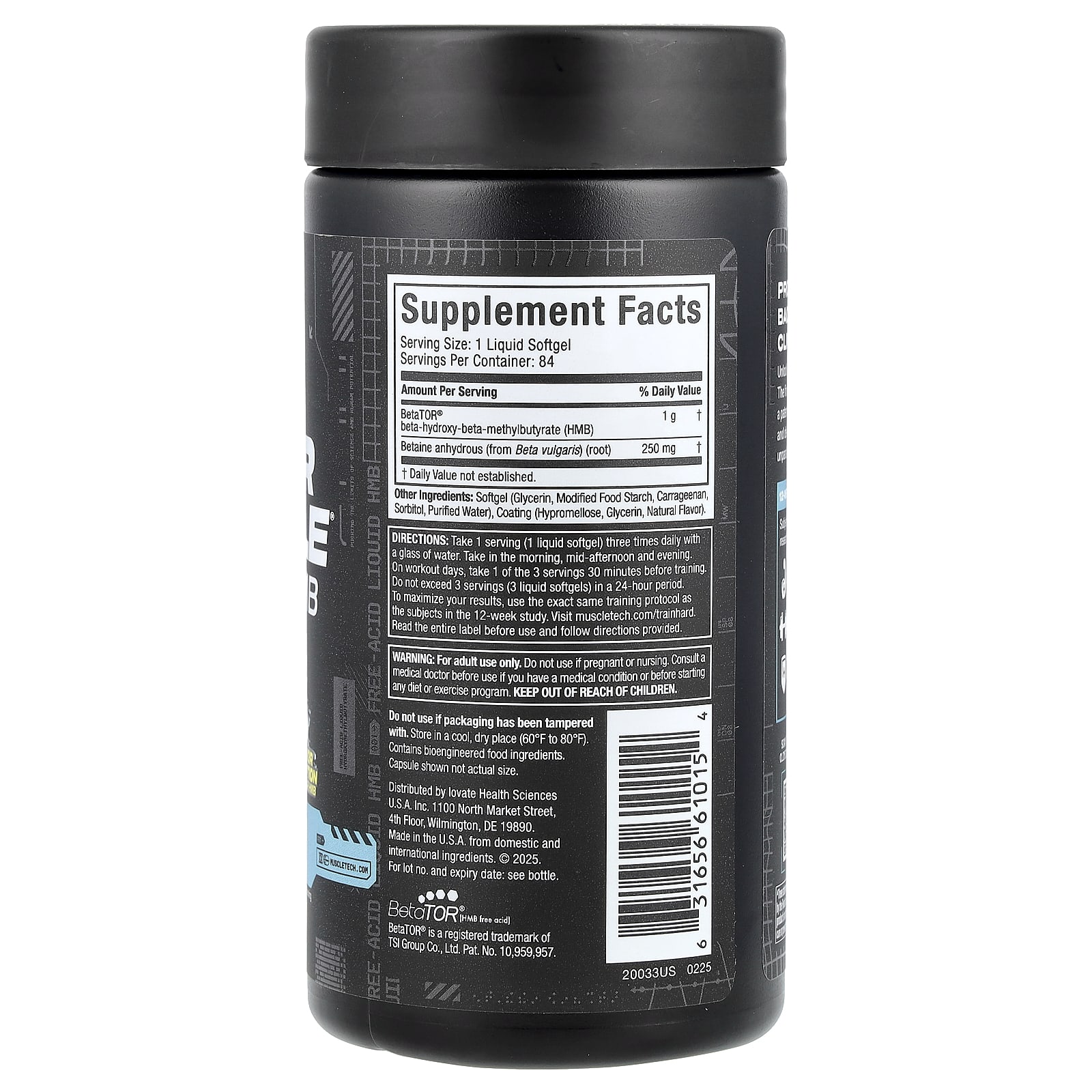 HMB MuscleTech Clear Muscle® Liquid, 84 мягких капсул — фото 2