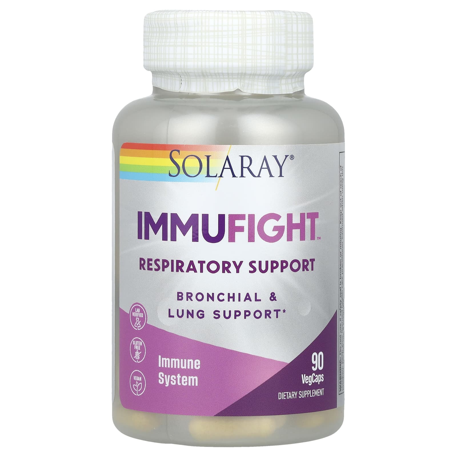 Комплекс для аллергии и синусов Solaray ImmuFight™, 90 растительных капсул