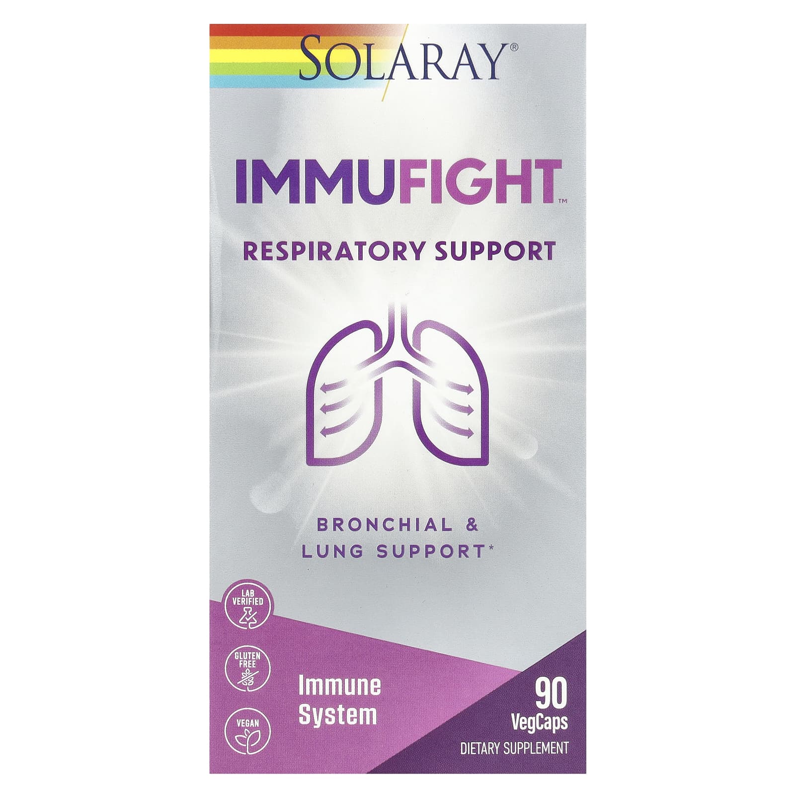 Комплекс для аллергии и синусов Solaray ImmuFight™, 90 растительных капсул — фото 2