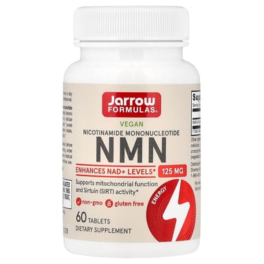 NMN Jarrow Formulas Vegan, 125 мг, 60 таблеток