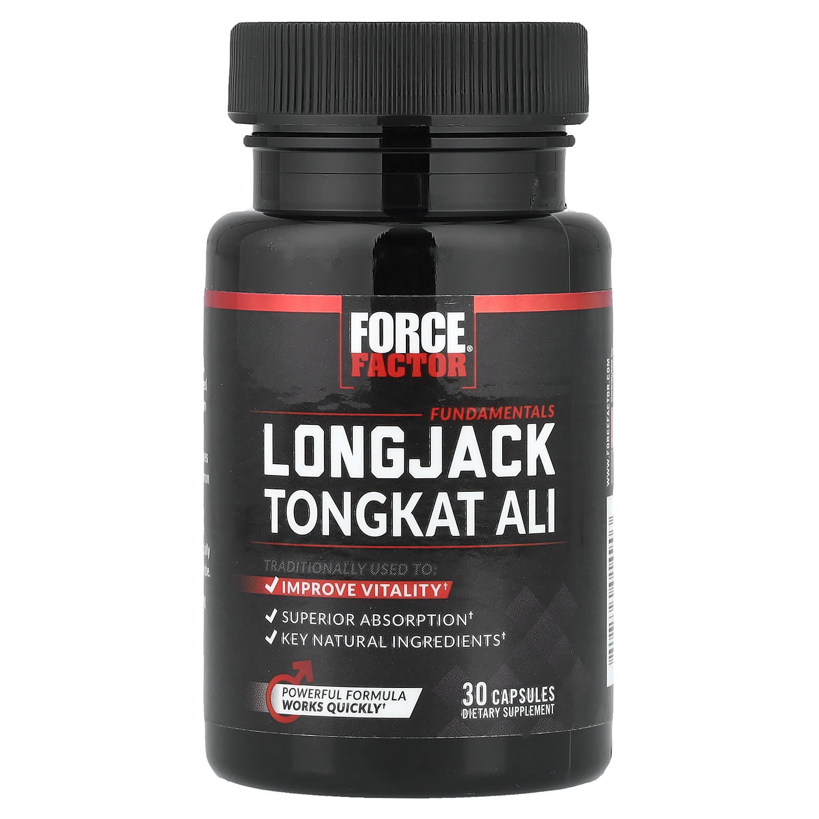 Тонгкат али Force Factor Fundamentals Longjack, 30 капсул — фото 5