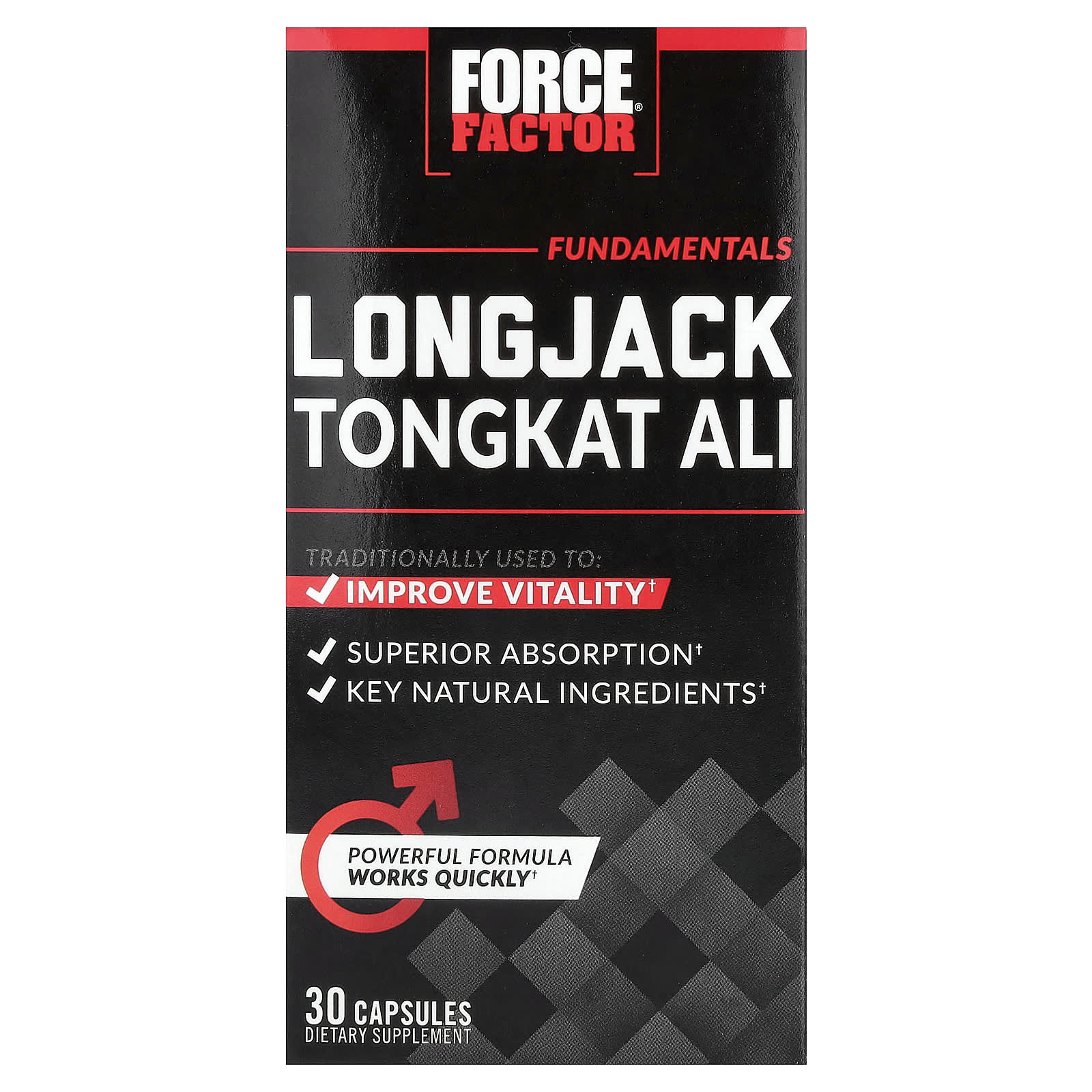 Тонгкат али Force Factor Fundamentals Longjack, 30 капсул — фото 6