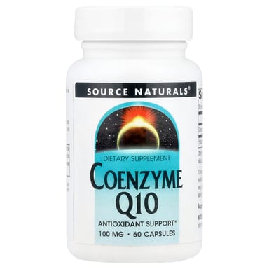 Коэнзим Q10 Source Naturals, 100 мг, 60 капсул