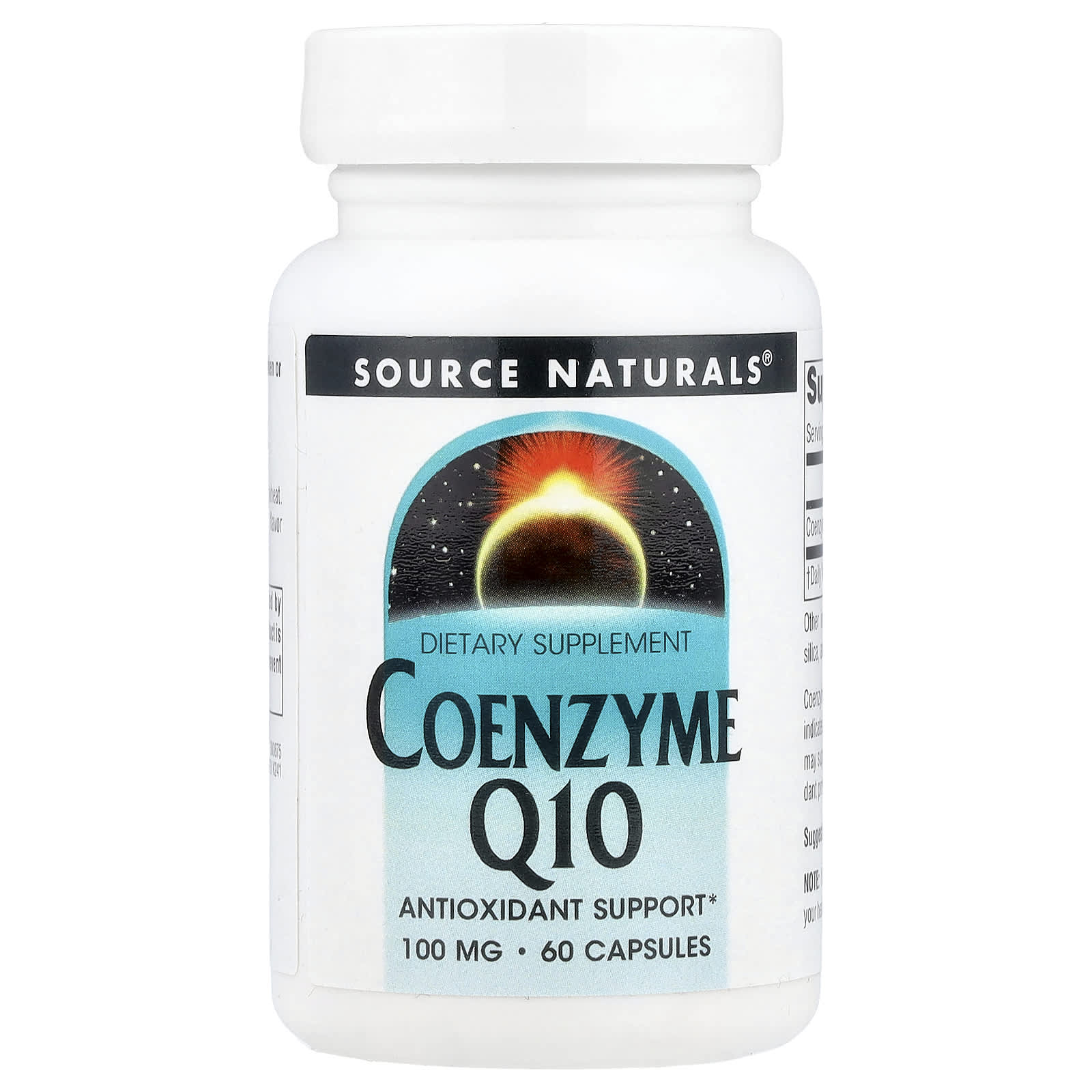 Коэнзим Q10 Source Naturals, 100 мг, 60 капсул