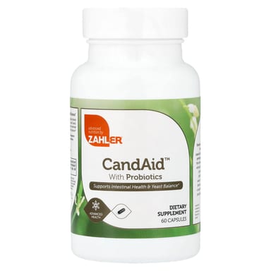 Пробиотик Zahler CandAid™, 60 капсул