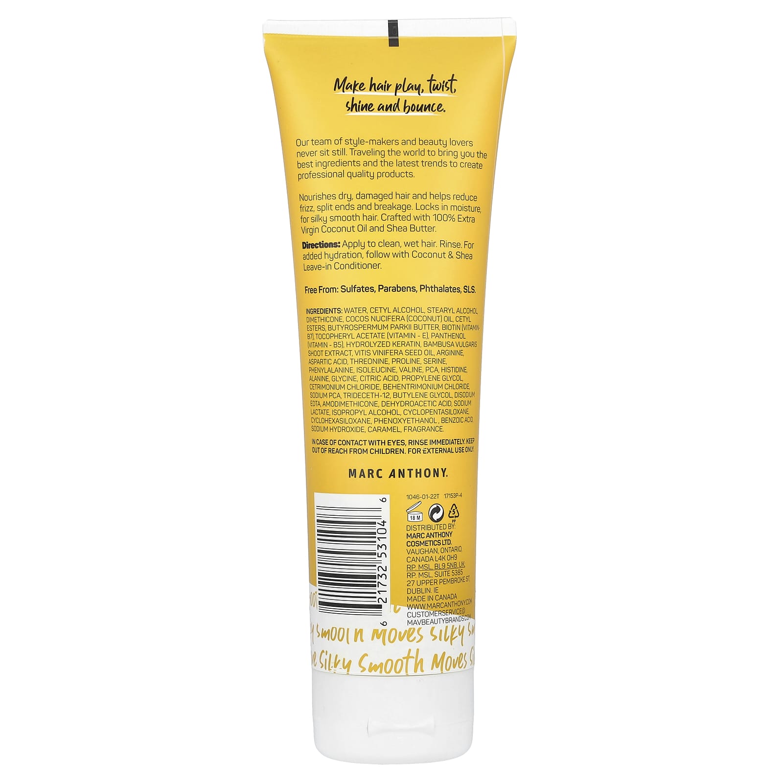 Кондиционер Marc Anthony Nourishing, вкус Coconut & Shea, 250 мл — фото 2