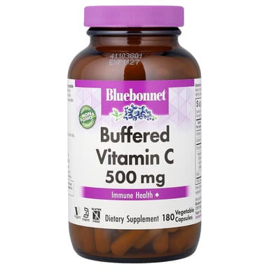 Витамин C Bluebonnet Nutrition Buffered, 180 растительных капсул