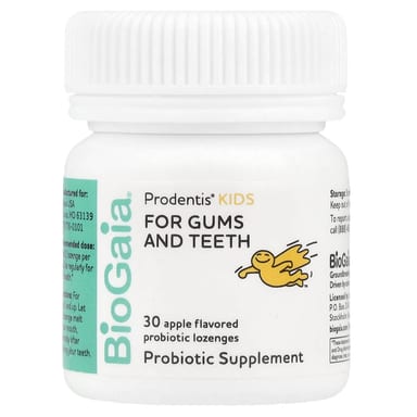 Детский пробиотик BioGaia Prodentis® Probiotic Lozenges Apple, оттенок 200 Million CFU, 30 пастилок