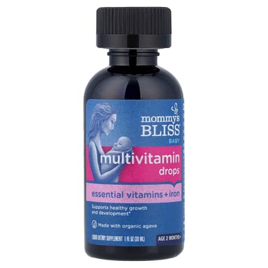 Мультивитамины Mommy's Bliss Baby Drops Essential Vitamins Iron Months, для детей от 2 лет, 30 мл, капли