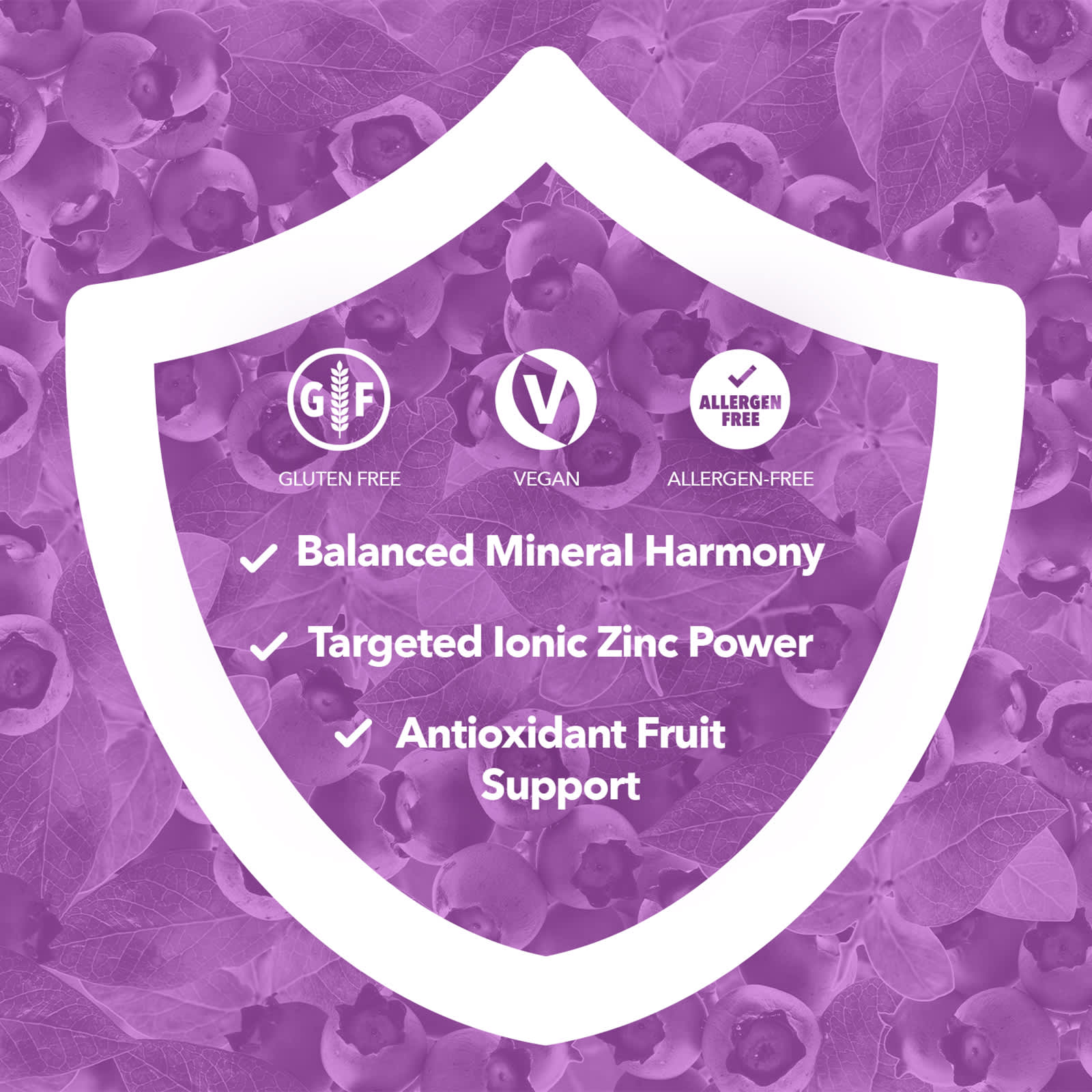 Цинк NaturesPlus Immune Lozenge, вкус Berry, 60 пастилок