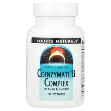 Комплекс витаминов B Source Naturals Coenzymate™, вкус Orange, 60 пастилок