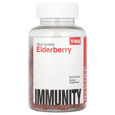 Бузина T-RQ Immunity, вкус Lemon Raspberry, 60 жевательных пастилок