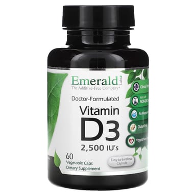 Витамин D3 Emerald Laboratories, 60 растительных капсул
