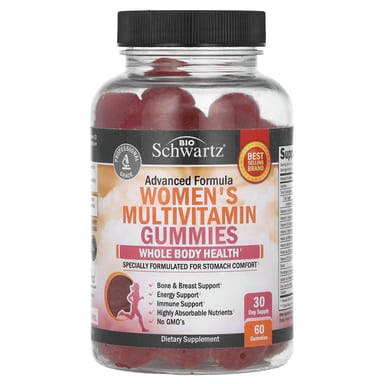 Мультивитамины BioSchwartz Women's Gummies Advanced Formula, 60 жевательных пастилок