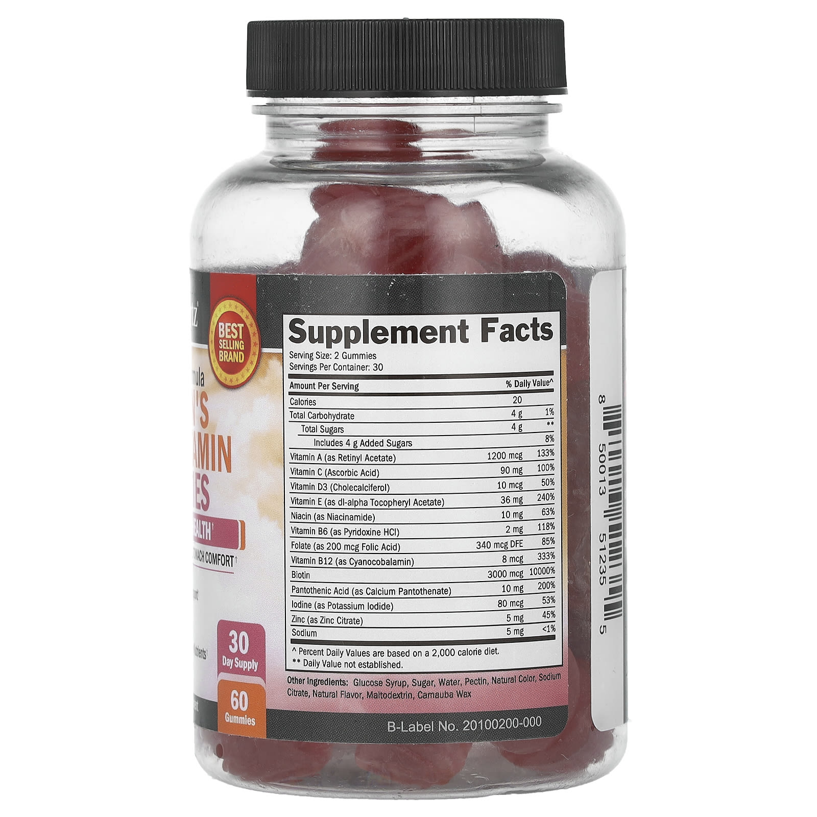 Мультивитамины BioSchwartz Women's Gummies Advanced Formula, 60 жевательных пастилок — фото 2