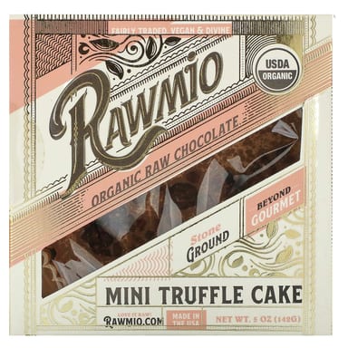 Шоколад Rawmio, вкус Organic Raw Chocolate Mini Truffle Cake, 142 г