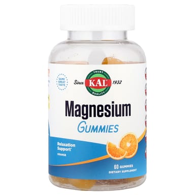Магний KAL Gummies, вкус Orange, 60 жевательных пастилок