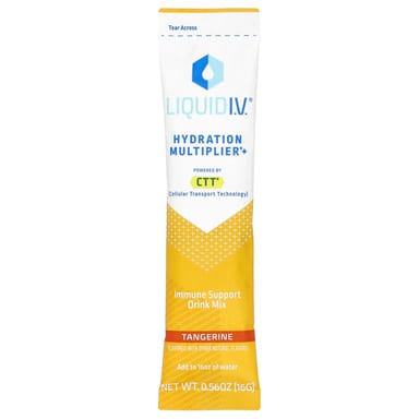 Стик Liquid I.V. Hydration Multiplier Immune Support Drink Mix, вкус Tangerine, 16 г, 10 стиков, смесь для напитка