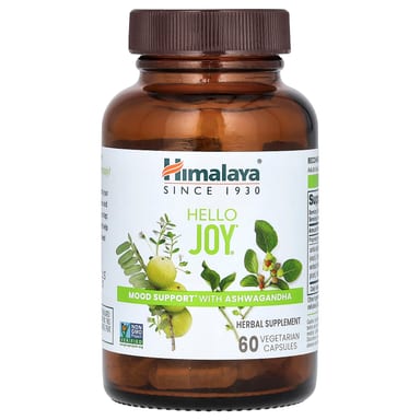 Ашваганда Himalaya Hello Joy Mood Support, 60 растительных капсул