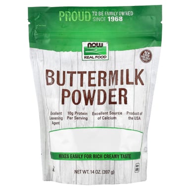 Порошок NOW Foods Real Food Buttermilk, 397 г