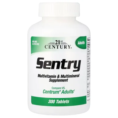 Фото товара: Мультивитамины 21st Century Sentry Adults & Multimineral Supplement, 300 таблеток