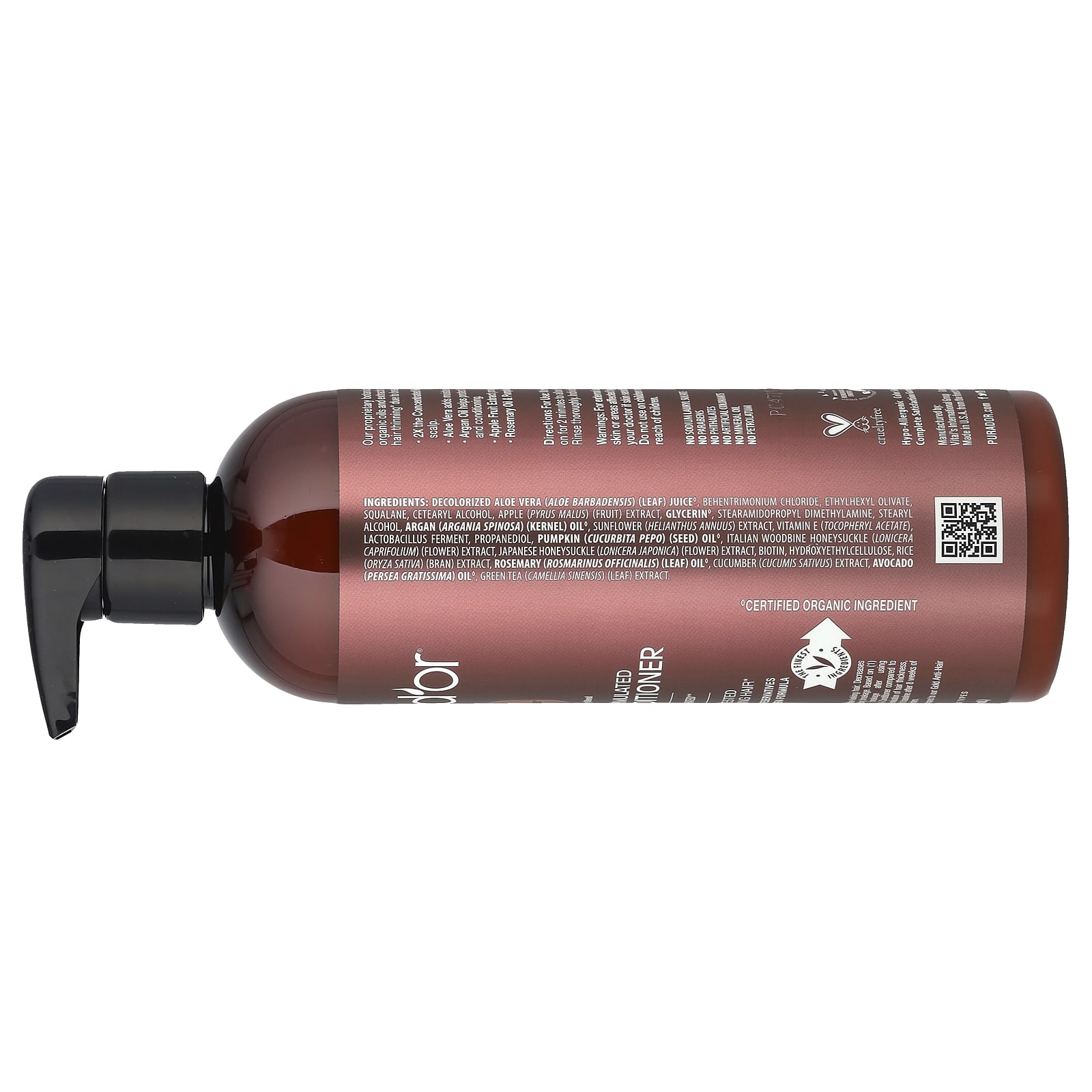 Кондиционер Pura D'or Clinically Formulated Biotin All Hair Types, 473 мл — фото 2