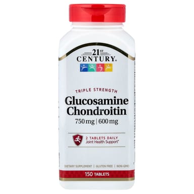 Хондроитин 21st Century Glucosamine Triple Strength, 150 таблеток