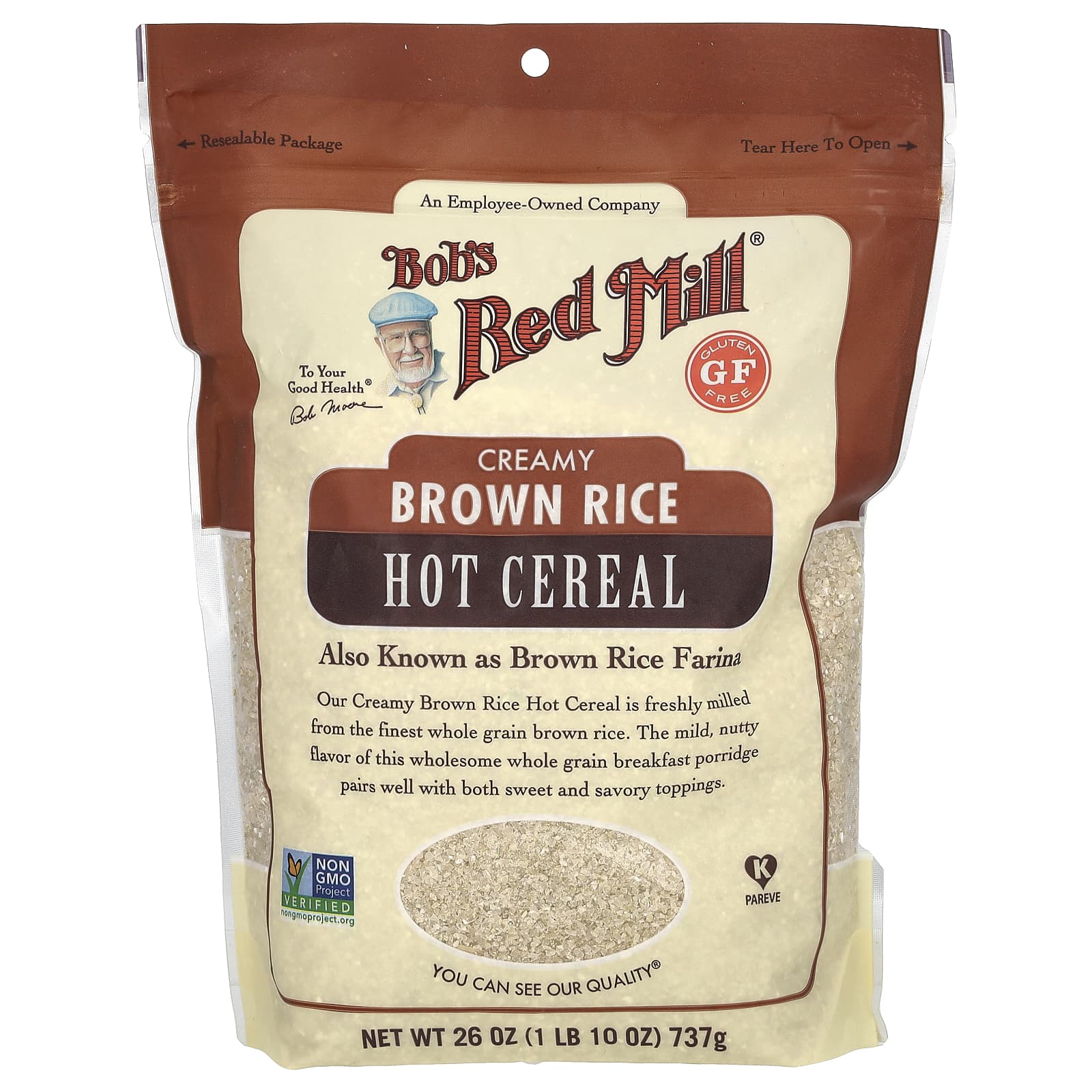 Хлопья Bob's Red Mill Creamy Brown Rice Hot, 737 г