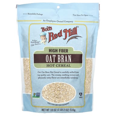 Хлопья Bob's Red Mill High Fiber Oat Bran Hot, 510 г