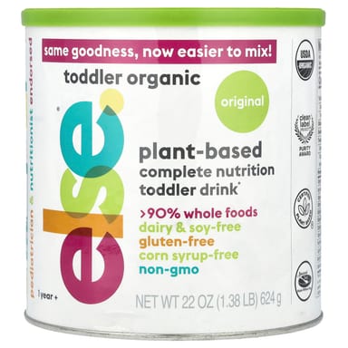 Детское напиток для малышей Else Plant-Based Complete Nutrition Original 1 Year, 624 г