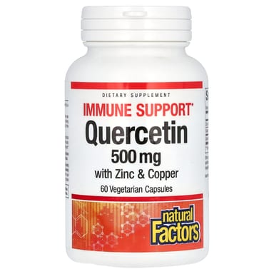Кверцетин Natural Factors Immune Support, 500 мг, 60 растительных капсул