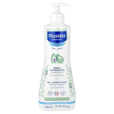 Гель для умывания Mustela Gentle Cleansing with Avocado Hair and Body, 500 мл