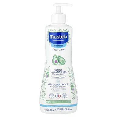 Фото товара: Гель для умывания Mustela Gentle Cleansing with Avocado Hair and Body, 500 мл