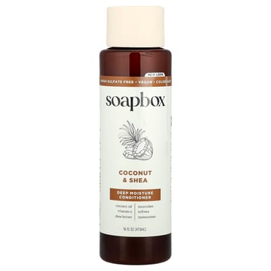 Кондиционер Soapbox Deep Moisture, вкус Coconut & Shea, 473 мл