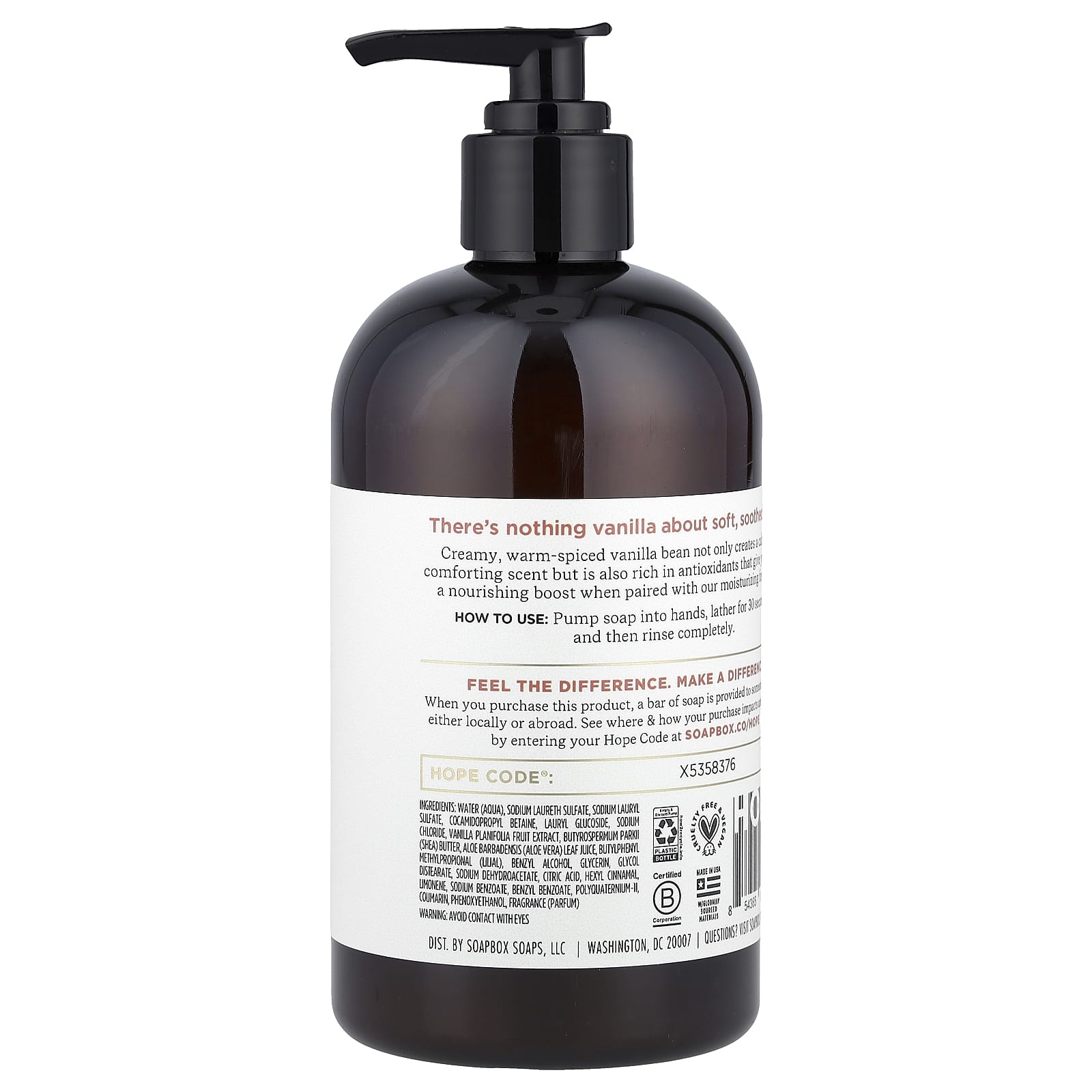 Увлажняющее мыло для рук Soapbox, 354 мл (12 fl oz) — фото 2