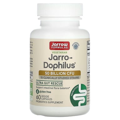 Пробиотик Jarrow Formulas Jarro-®, 50 млрд КОЕ, 60 растительных капсул