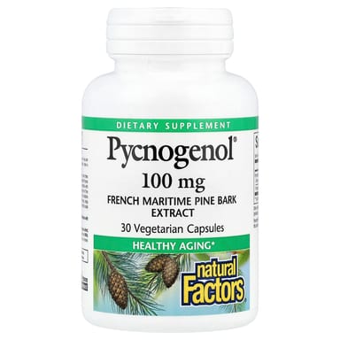 Пикногенол Natural Factors®, 100 мг, 30 растительных капсул