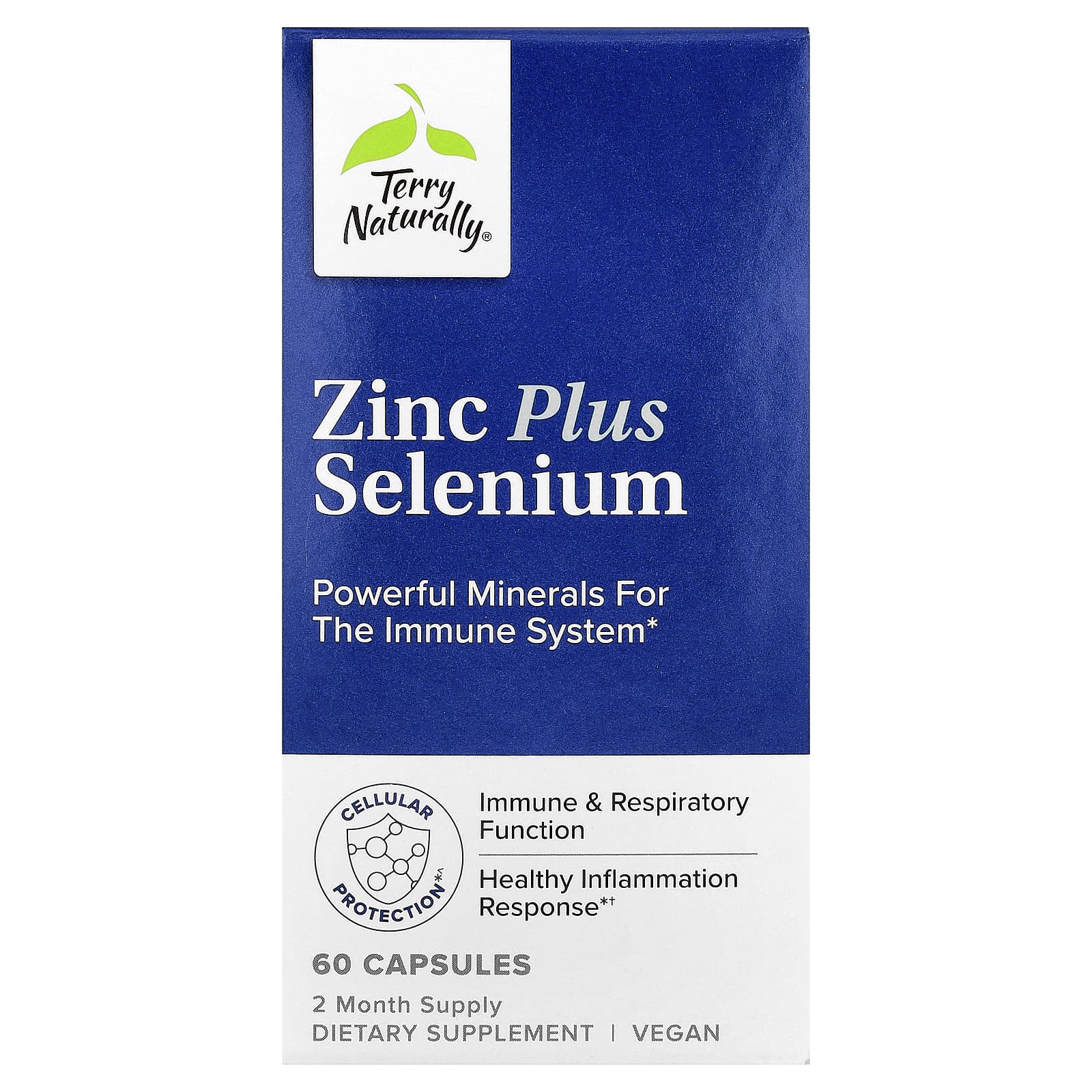 Селен Terry Naturally Zinc Plus, 60 капсул — фото 2