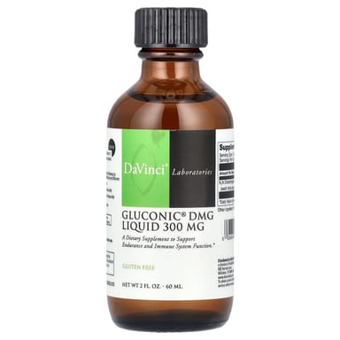 DMG жидкий (Gluconic DMG) DaVinci Laboratories, 300 мг, 60 мл, жидкая форма