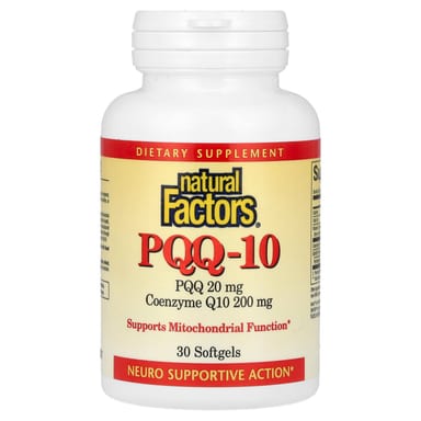 PQQ (пирролохинолинхинон) Natural Factors -10, 30 мягких капсул