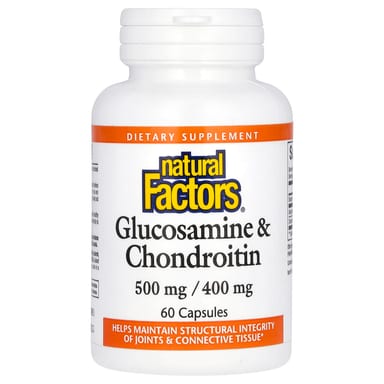 Хондроитин Natural Factors Glucosamine &, 60 капсул