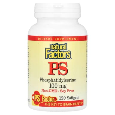 PS Natural Factors, 100 мг, 120 мягких капсул